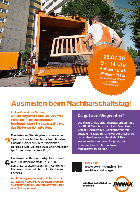 Flyer Nachbarschaftstag am Curt-Mezger-Platz